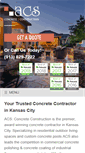 Mobile Screenshot of kansascityconcrete.com